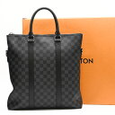 【美品】LOUIS VUITTON ヴィトン ダミエグラフィット アントン トートバッグ ビジネスバッグ ハンドバッグ N40000 ストラップ欠品