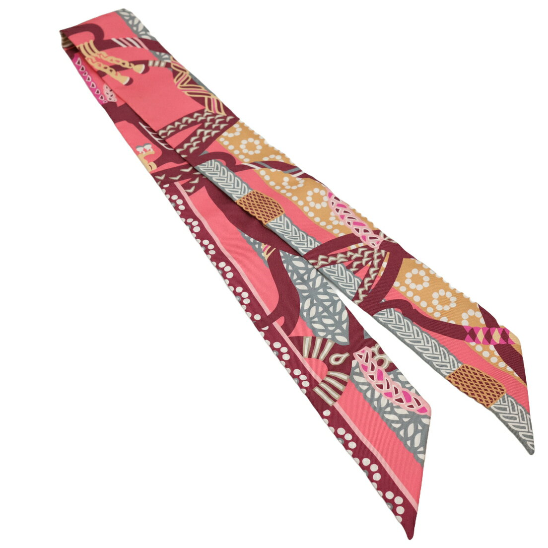 �ڤ��Ͱ����ۡ����ʡ�HERMES ����᥹ �������� �ĥ��꡼ ���θ��� FANTAISIE D'ETRIERS ���륯100�� �ԥ�