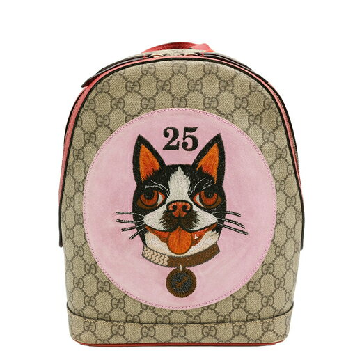 【お値引き】GUCCI グッチ ボスコ GGスプリーム エンブロイダリー リュックサック デイパック PVC キャンバス レザー 495621