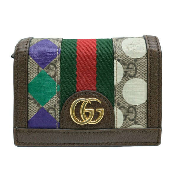 【お値引き】GUCCI グッチ オフィディア 2つ折り財布 小銭入れ付き 財布 ウォレット GGスプリーム 523155