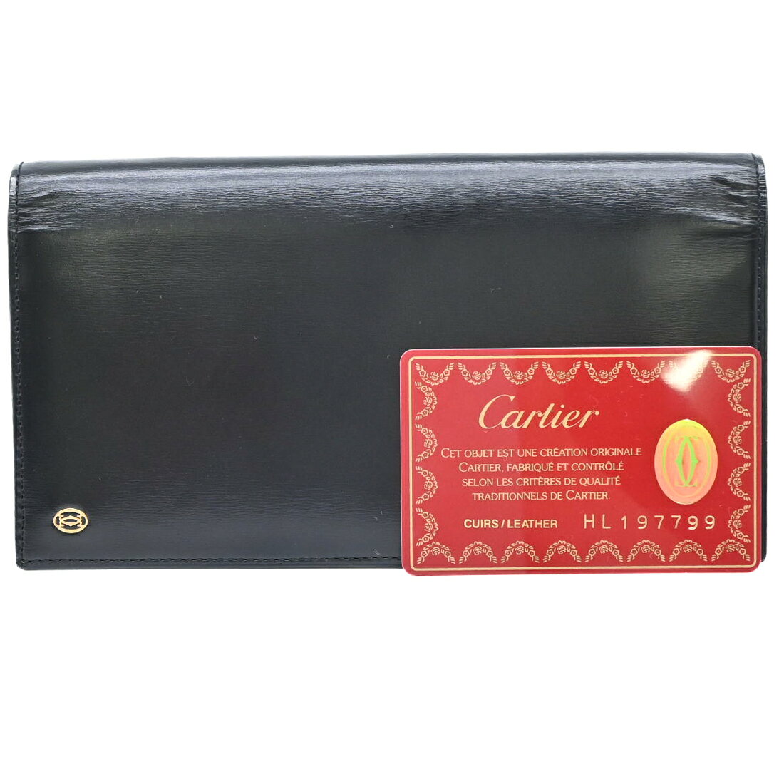 乐天商城 - 【お値引き】【美品】Cartier カルティエ パシャ 長財布 財布 ウォレット ビジネス 黒 ブラック レザー メンズ レディース