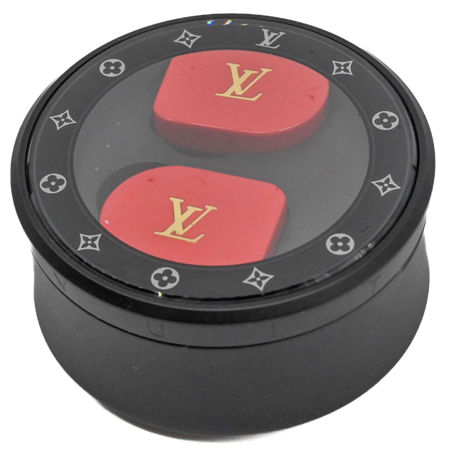 【お値引き】【美品】LOUIS VUITTON ルイ・ヴィトン ホライゾン QAB030 アセテート イヤホン TW2739 レッド bluetooth ブルートゥース