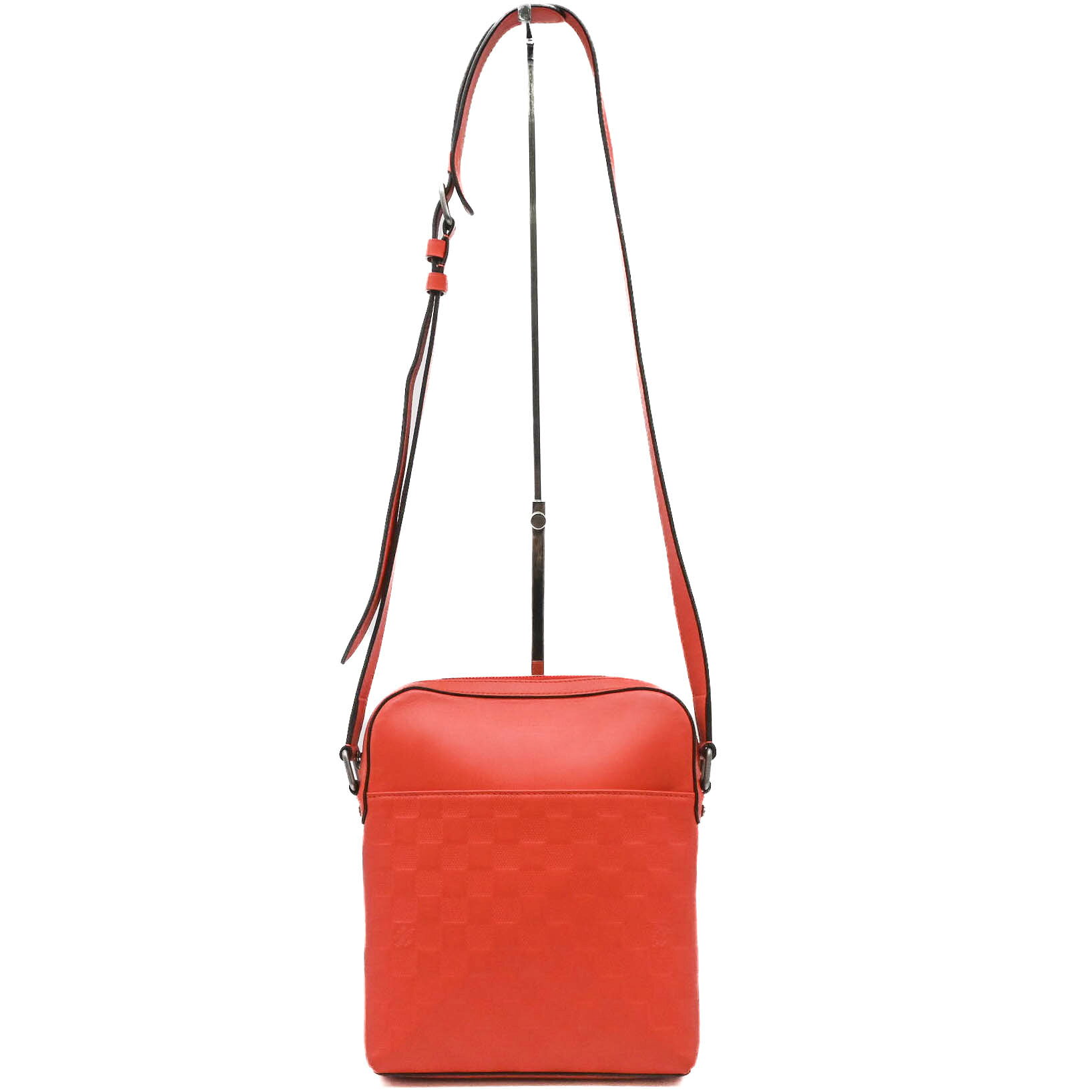乐天商城 - 【お値引き】【美品】LOUIS VUITTON ルイヴィトン ポシェットディストリクト ショルダーバッグ ダミエアンフィニ マグマ レディース メンズ N23356