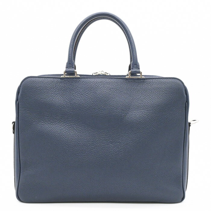 【美品】LOUIS VUITTON ヴィトン アルマンド ブリーフケース MM ビジネスバッグ ショルダーバッグ トリヨンレザー メンズ ネイビー M54380