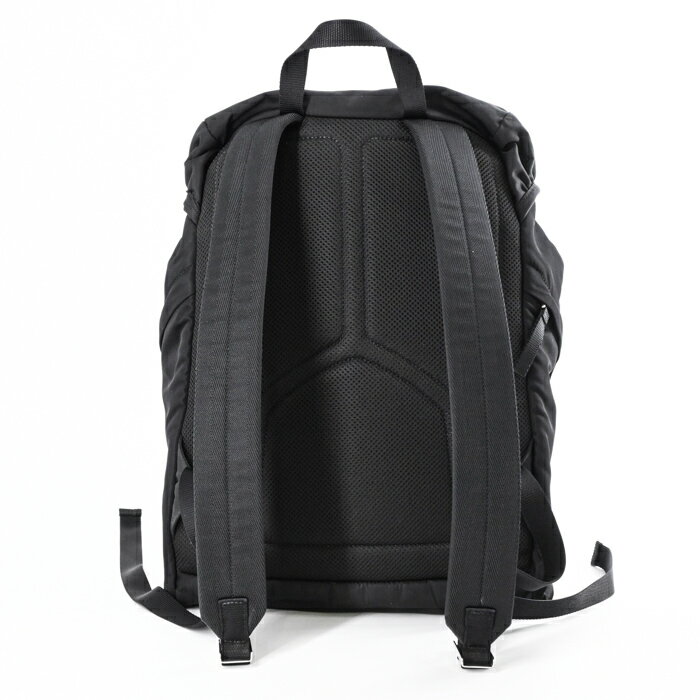 【美品】PRADA プラダ テスート ナイロン バックパック リュックサック トライアングルロゴ ブラック 黒 2VZ062