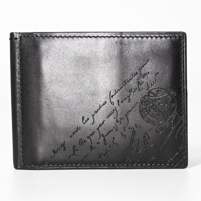 【お値引き】【美品】Berluti ベルルッティ コインパース コインケース 財布 小銭入れ スクリットレザー カリグラフィ ブラック 黒(4)