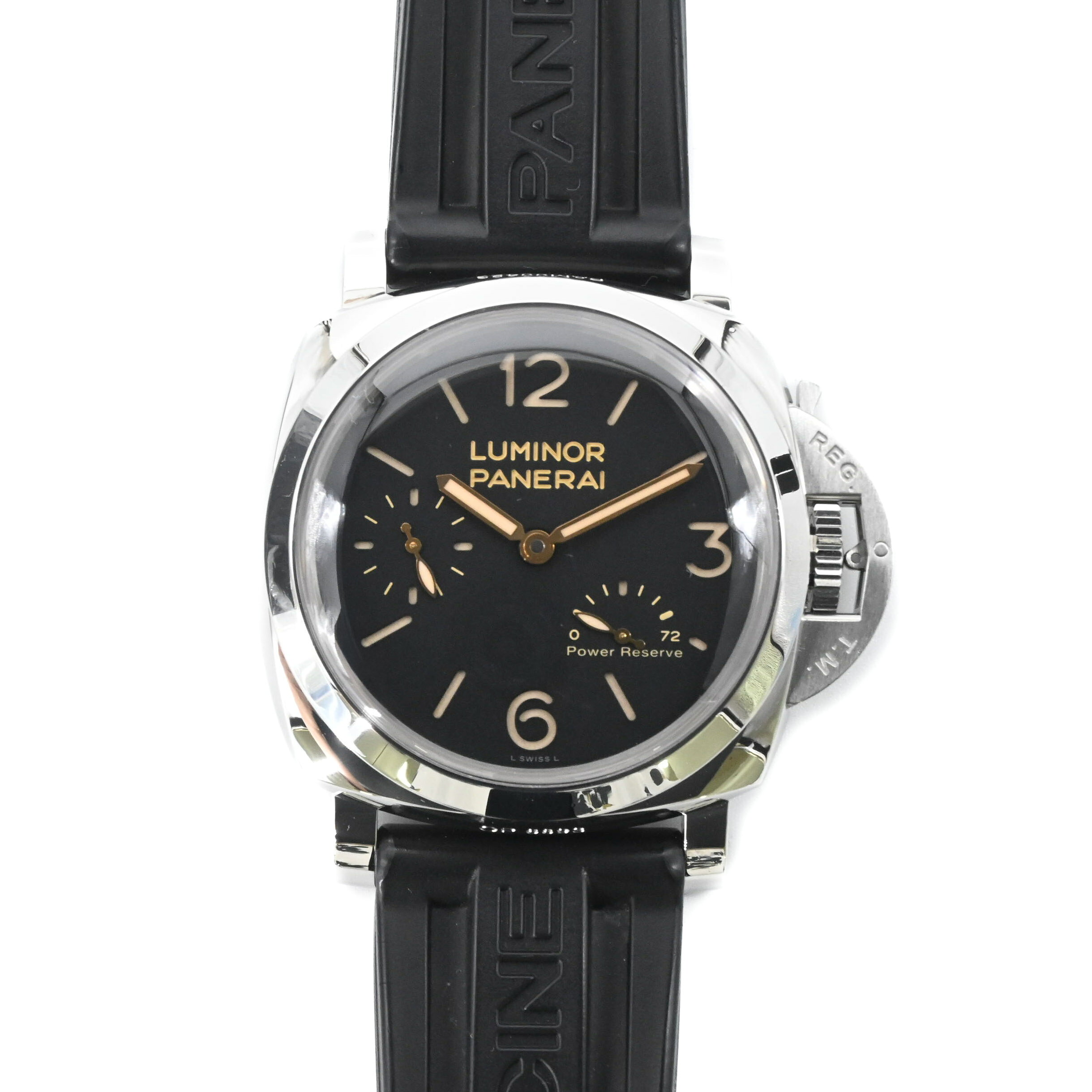 【新品仕上げ済み】PANERAI パネライ PAM00423 ルミノール 1950 3DAYS R番 パワーリザーブ 手巻き メンズ