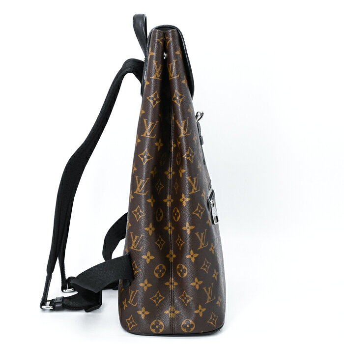 【美品】LOUIS VUITTON ルイヴィトン モノグラムマカサー パルク バックパック リュックサック PVC レザー ブラウン ブラック M40637