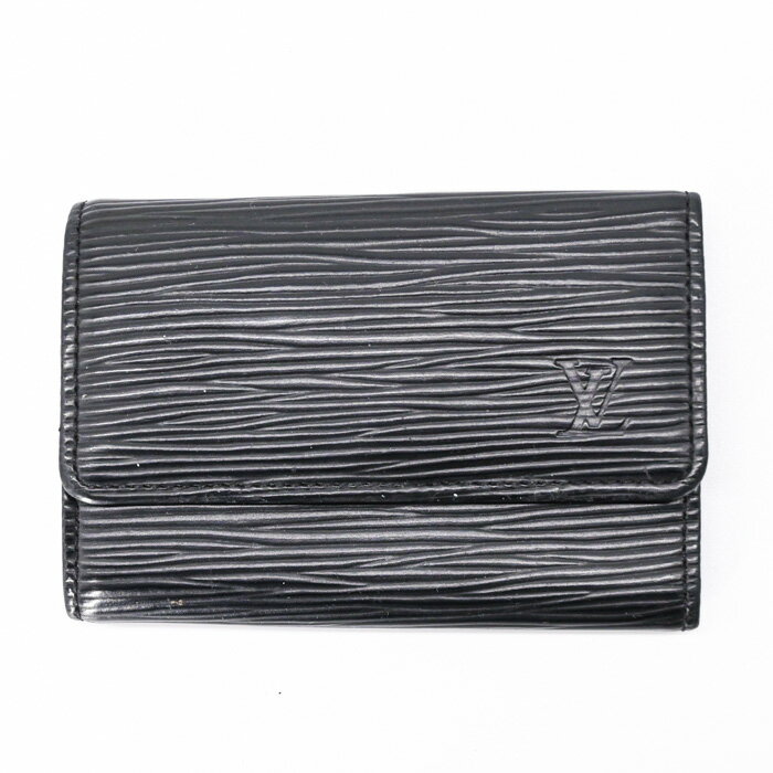 乐天商城 - LOUIS VUITTON ルイヴィトン エピ キーケース 6連 ミュルティクレ ブラック 黒 シルバー金具 メンズ M63812