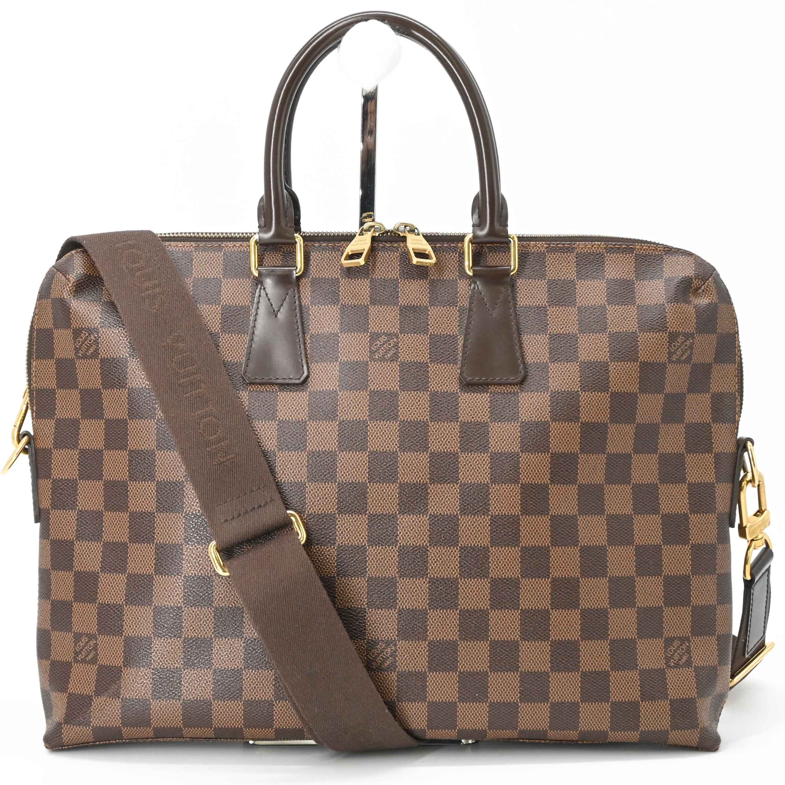 LOUIS VUITTON - 【美品】LOUIS VUITTON ルイ ヴィトン ダミエ PDJポルトドキュマンジュール ブリーフケース ビジネス ショルダーバッグ N42242