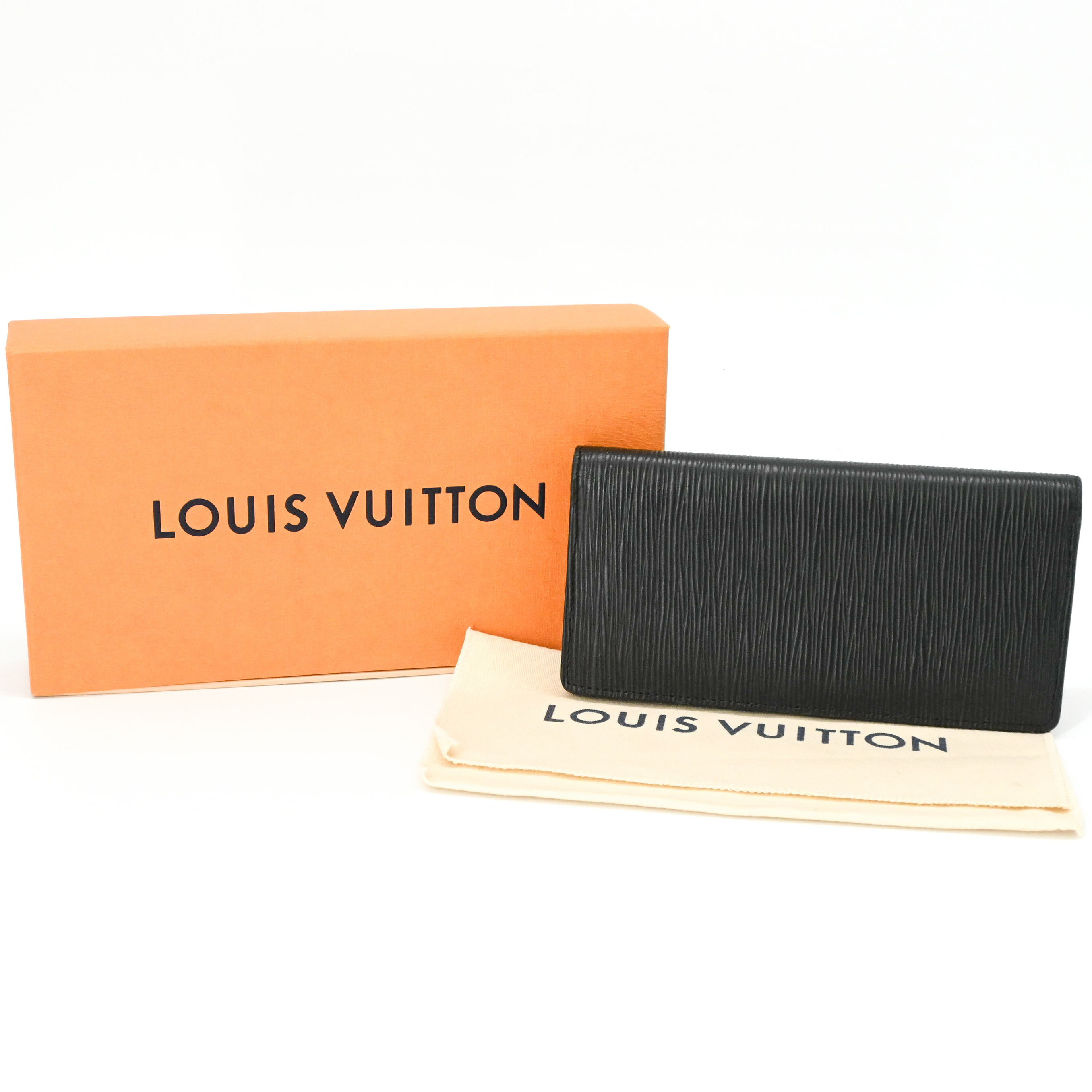 Rakuten - LOUIS VUITTON ヴィトン エピ ポルトフォイユ ブラザ 長財布 二つ折り ノワール ブラック 黒 メンズ M60622