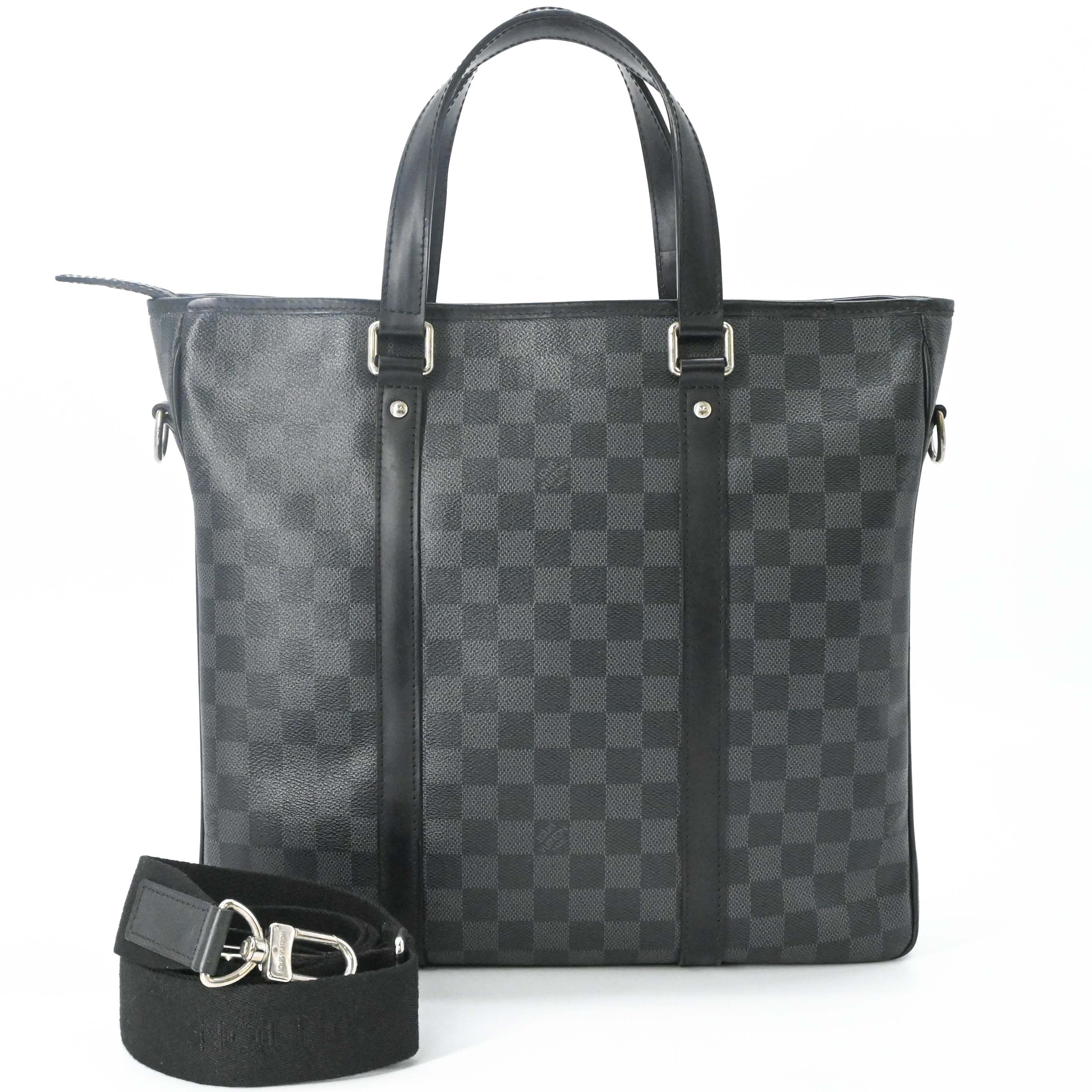 Rakuten - 【美品】LOUIS VUITTON ルイヴィトン タダオPM ダミエグラフィット キャンバス ショルダーバッグ ハンドバッグ 黒 ブラック N41259