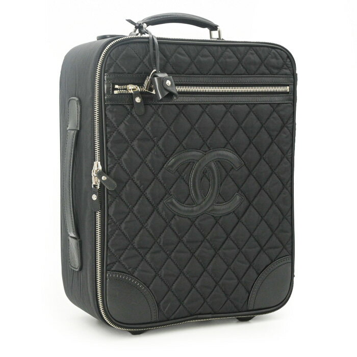Carry Cases - CHANEL シャネル ココ コクーン マトラッセ ココマーク キルティング パリ ニューヨークライン トロリー キャリー 旅行バッグ レディース シール有り A33107