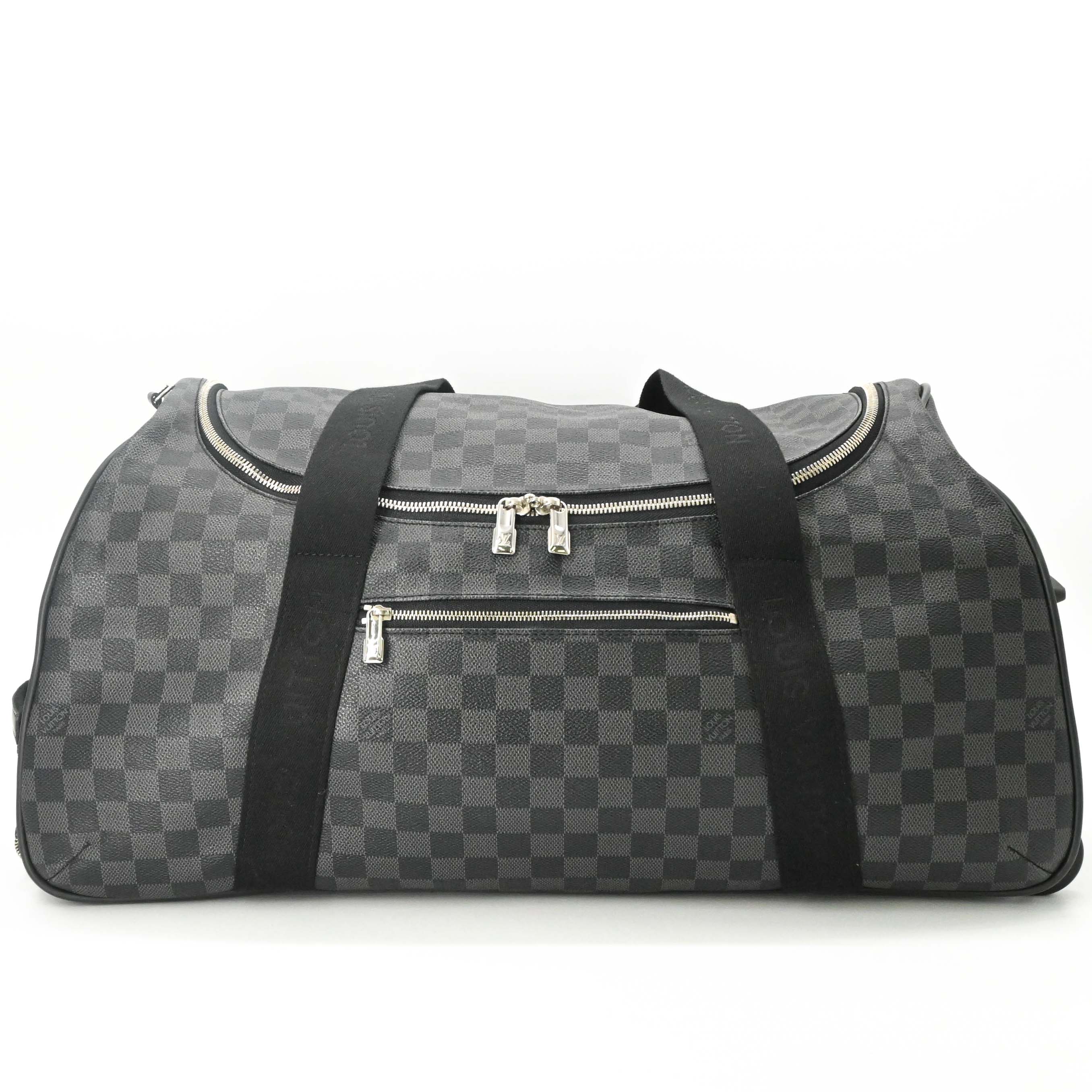 【美品】LOUIS VUITTON ルイヴィトン ダミエグラフィット ネオエオール55 ボストンバッグ 旅行鞄 キャリーケース キャスター付き ブラック 黒 N23000