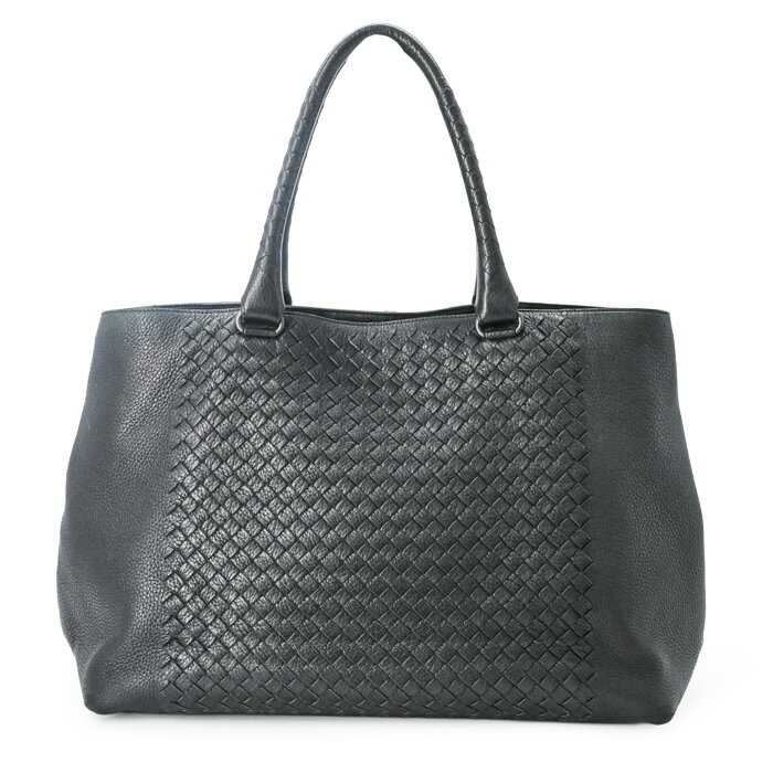 Rakuten - BOTTEGA VENETA ボッテガ ヴェネタ イントレチャート レザー トートバッグ 40 ビジネス ブラック メンズ ミラー付き