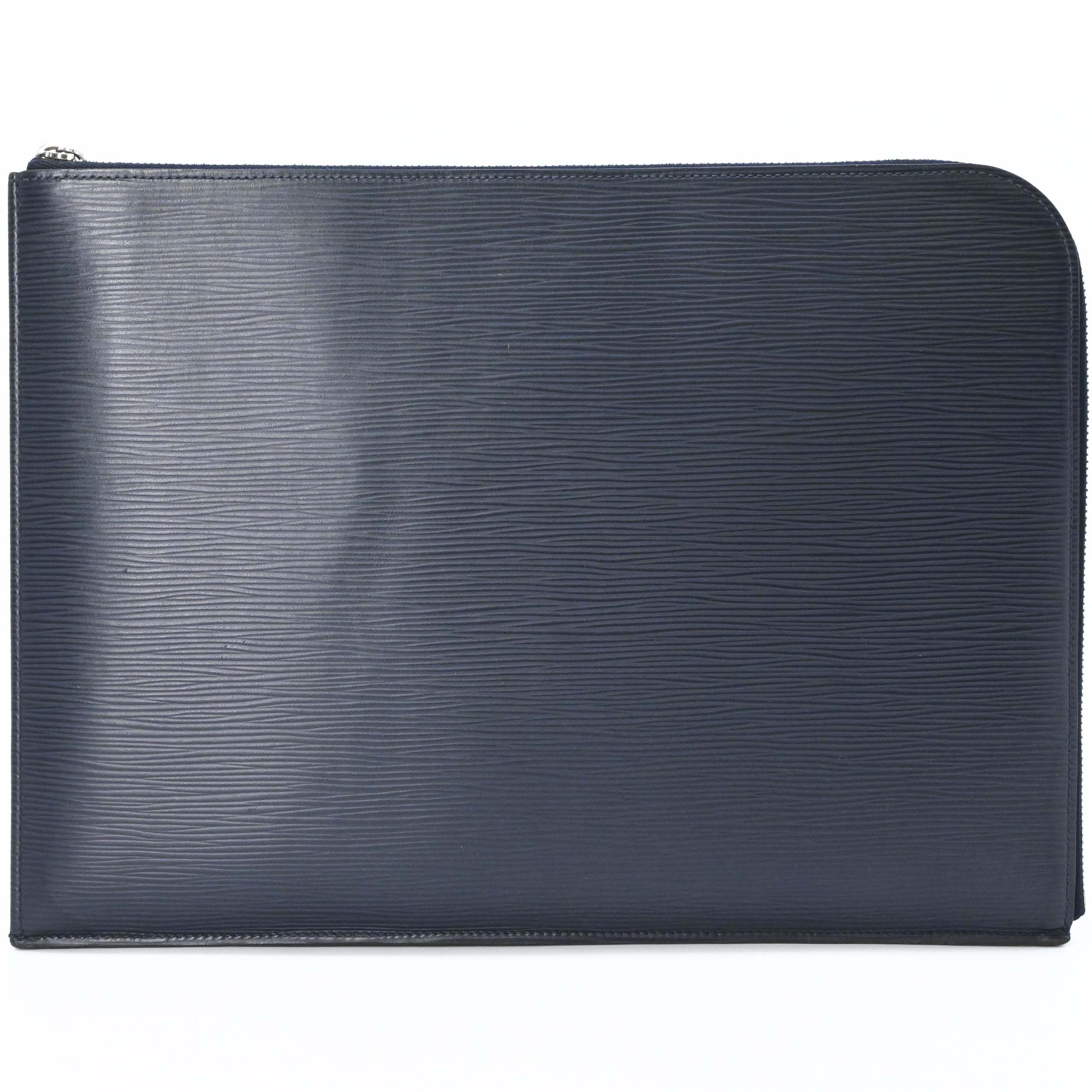 LOUIS VUITTON ヴィトン ポシェットジュールGM クラッチバッグ セカンドバッグ メンズ ネイビー 青 M64154