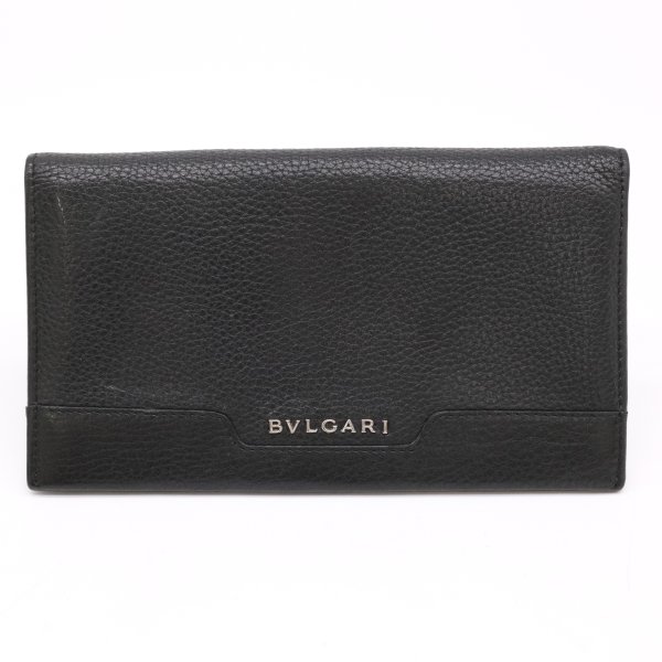 ブルガリ 長財布（メンズ） 【お値引き】【美品】BVLGARI ブルガリ アーバン 長財布 財布 黒 ブラック メンズ 33402