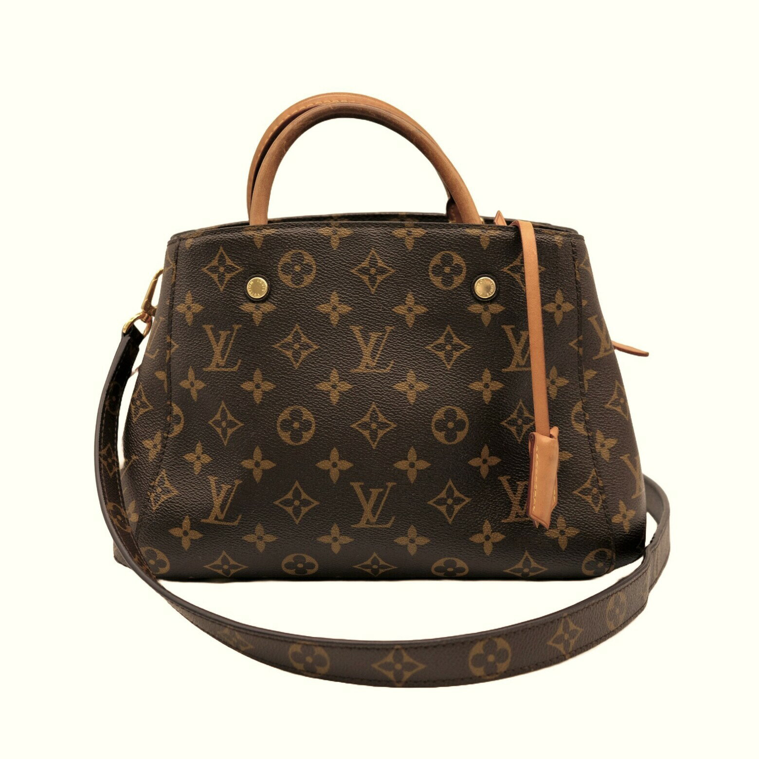 ルイヴィトン バッグ モノグラム（レディース） LOUIS VUITTON モンテーニュ BB ルイ・ヴィトン 2WAY ショルダー ハンドバッグ モノグラム キャンバス ブラウン 茶 M41055