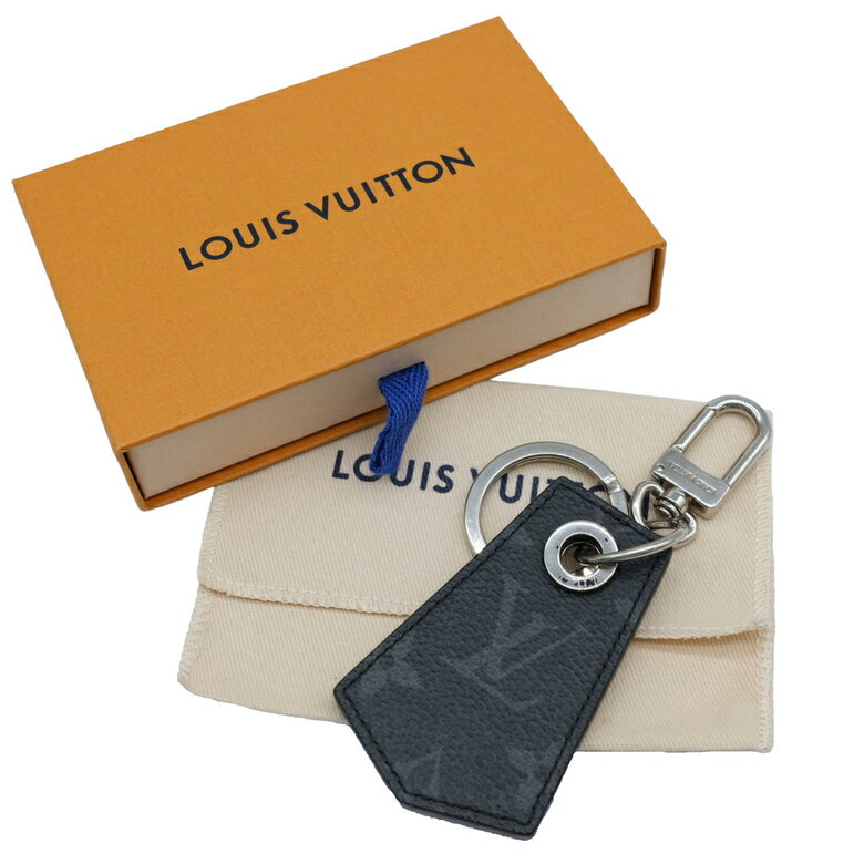 LOUIS VUITTON ルイヴィトン キーホルダー キーリング アンシャッペ モノグラム エクリプス レザー ブラック 黒 MP1795