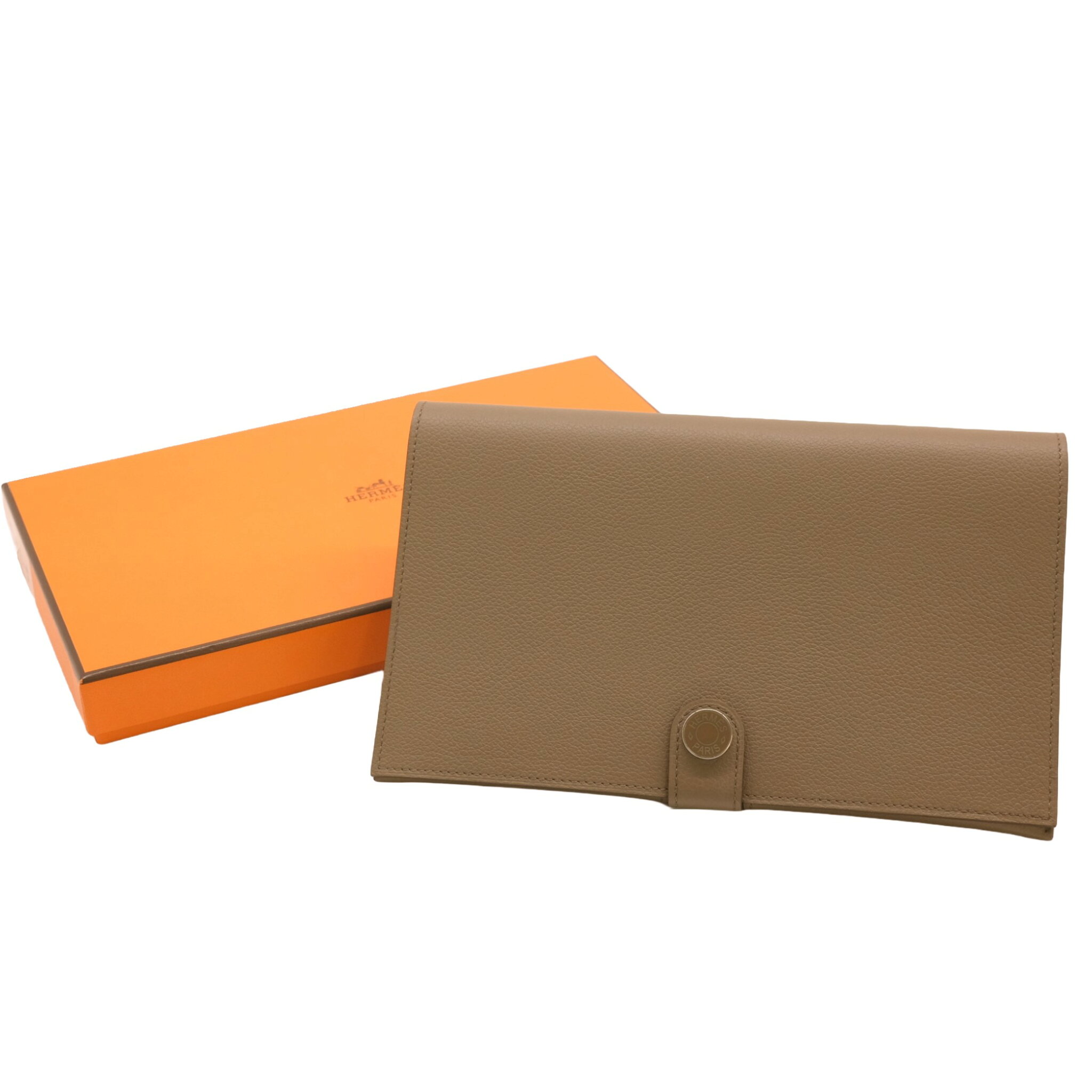 【未使用品】HERMES エルメス RMS トゥタンマン 財布 ウォレット エバーカラー レザー エトゥープ ♯B