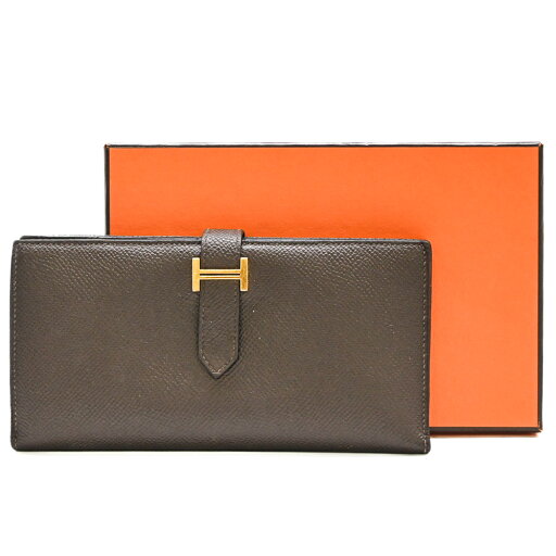 HERMES エルメス ベアン ベアンスフレ 長財布 ウォレット ヴォーエプソン レザー ショコラ ダークブラウン #D HERMES エルメス ベアン ベアンスフレ 長財布 ウォレット ヴォーエプソン レザー ショコラ ダークブラウン #D