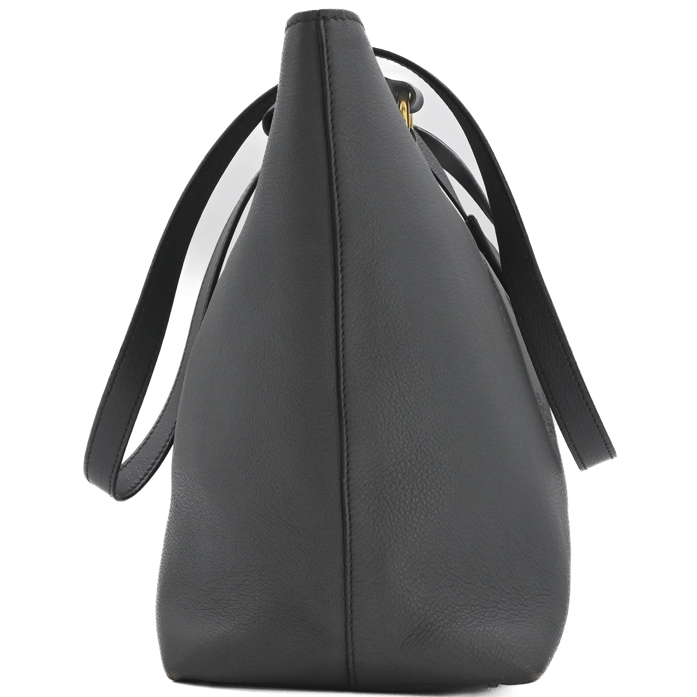 PRADA プラダ ヴィッテロフェニックス トートバッグ ショルダー 肩掛け ビジネス グレー レディース