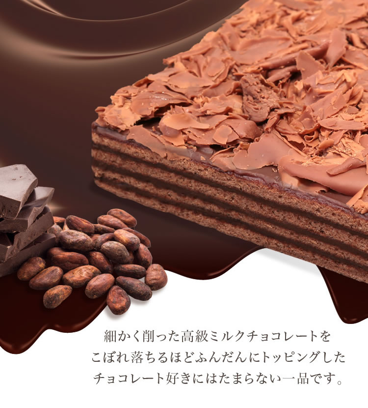 バースデーケーキ 誕生日ケーキ チョコレートケーキ 送料無料 冷蔵便[冷] 誕生日 チョコレート ケーキ チョコ ボヌール・カレ 洋菓子 ボヌールカレ