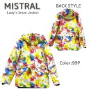 【250円OFFクーポン☆金額条件あり！　5/9(木)20:00～5/16(木)1:59迄】スノージャケット レディース MISTRAL ミストラル スノーボード ジャケット スティールブルー スキーウェア 【GB-8003】