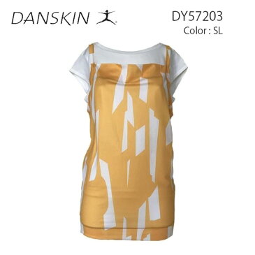 《期間限定!!最大400円OFFクーポン発行中　8/19　20時〜8/23　1時59分まで》DANSKIN　ダンスキン　レディース Tシャツ　ヨガ トップ ダンス エアロビクス エクササイズ フィットネス 【DY57203】