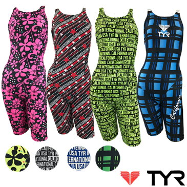 【送料無料】TYR レディース ティア トレーニング水着 レディースオールインワン水着 MADE IN JAPAN 日本製 競泳練習用水着 フィットネス スパッツスーツ【ssrsc-005d-016d】