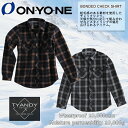 スノーウェア ボードウェア オンヨネ(ONYONE) ユニセックス 男性 耐水 防風 チェックシャツ スキーウェア【TYJ91009C】