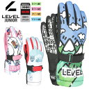 スノーグローブ グローブ キッズ ジュニア 子ども用 4-10歳 LEVEL レベル スキー スノボー ウィンター【4153JG】