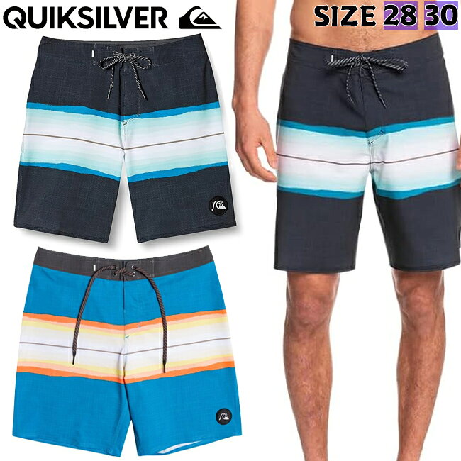 QUIKSILVER クイックシルバー メンズ ボードショーツ SURFSILK RESIN TINT 19 サーフパンツ 水着 海パン 4WAYストレッチ リサイクル素材 