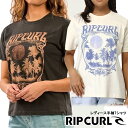 Tシャツ 半袖 トップス レディース RIPCURL リップカール トレーニング ロゴ 柄 夏 海 女性用 サーフィン 【025WTE】