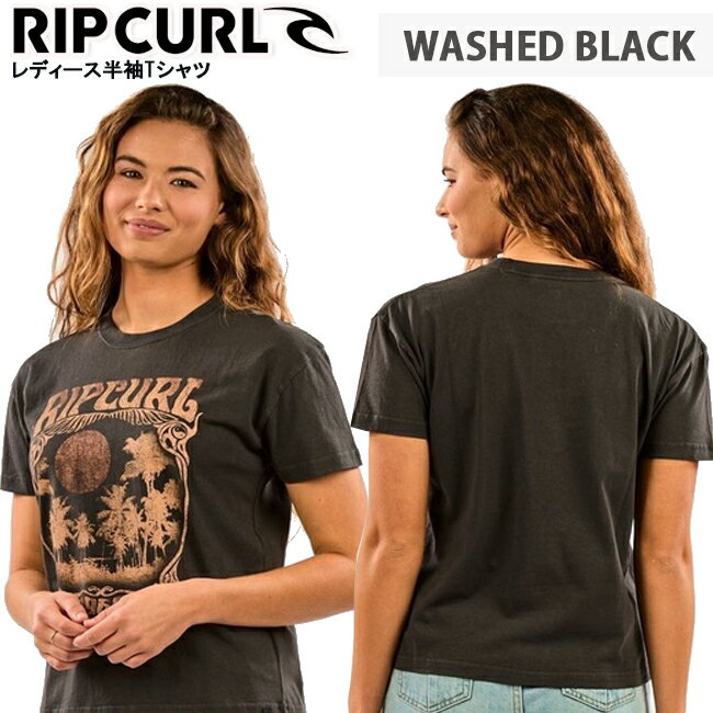 樂天商城 - Tシャツ 半袖 トップス レディース RIPCURL リップカール トレーニング ロゴ 柄 夏 海 女性用 サーフィン 【025WTE】