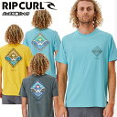 メンズ 半袖 Tシャツ リップカール RIPCURL 男性用 コットン 100% スポーツ アウトドア 【CTEZM9】