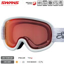 【10%OFFクーポン★購入条件あり!7/4 20:00〜7/11 1:59迄】スノーゴーグル SWANS スワンズ ダブルレンズ 偏光レンズ ヘルメット対応 超撥水メッシュ ANTI-FOG 【V4-MPDH】(4)