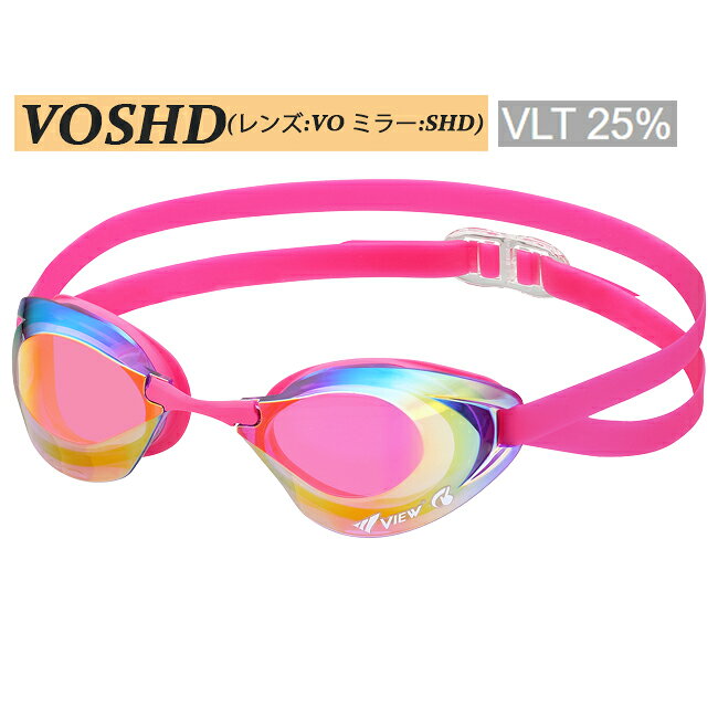 競泳 ゴーグル ミラー WA承認 view スイミングゴーグル ブレード エヌエックス 競...