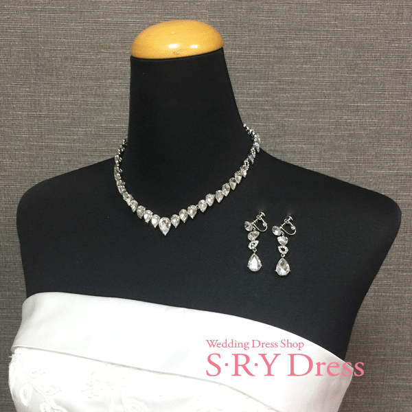 豪華ネックレスセット アクセサリーセット イヤリングセット ピアスセット ジルコニア キュービック ジルコニア キュービック ジュエリー キラキラ ゴージャス ...