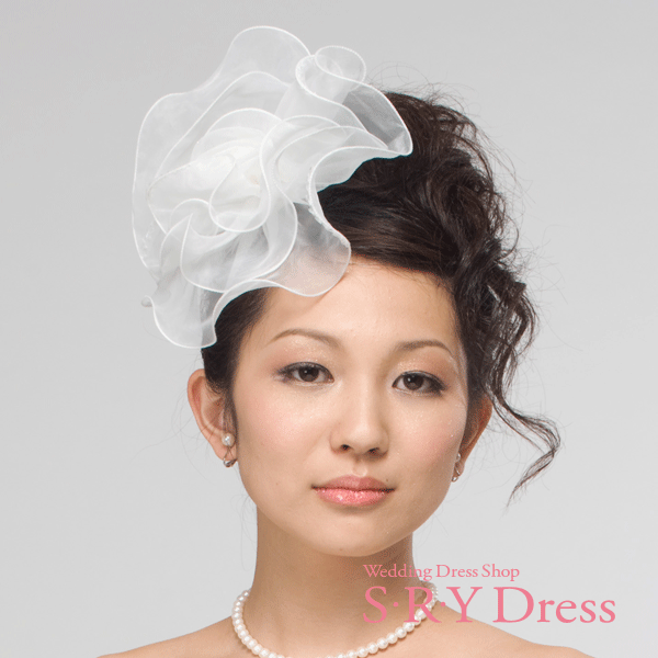 ウェディング ヘッドドレス ボンネ パール 花嫁 髪飾 小枝 アクセサリー ヘアアクセ ヘッドピース ヘッドパーツ ヘッドコサージュ コサージュ 花 フラワー ビジュー 結婚式 ウエディングアクセサリー パーティー 二次会 撮影 コンサート