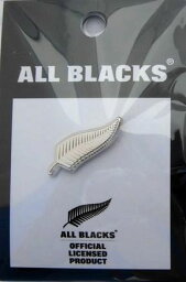 ALL BLACKS オールブラックス ピンバッジ(ファーン.シルバー)