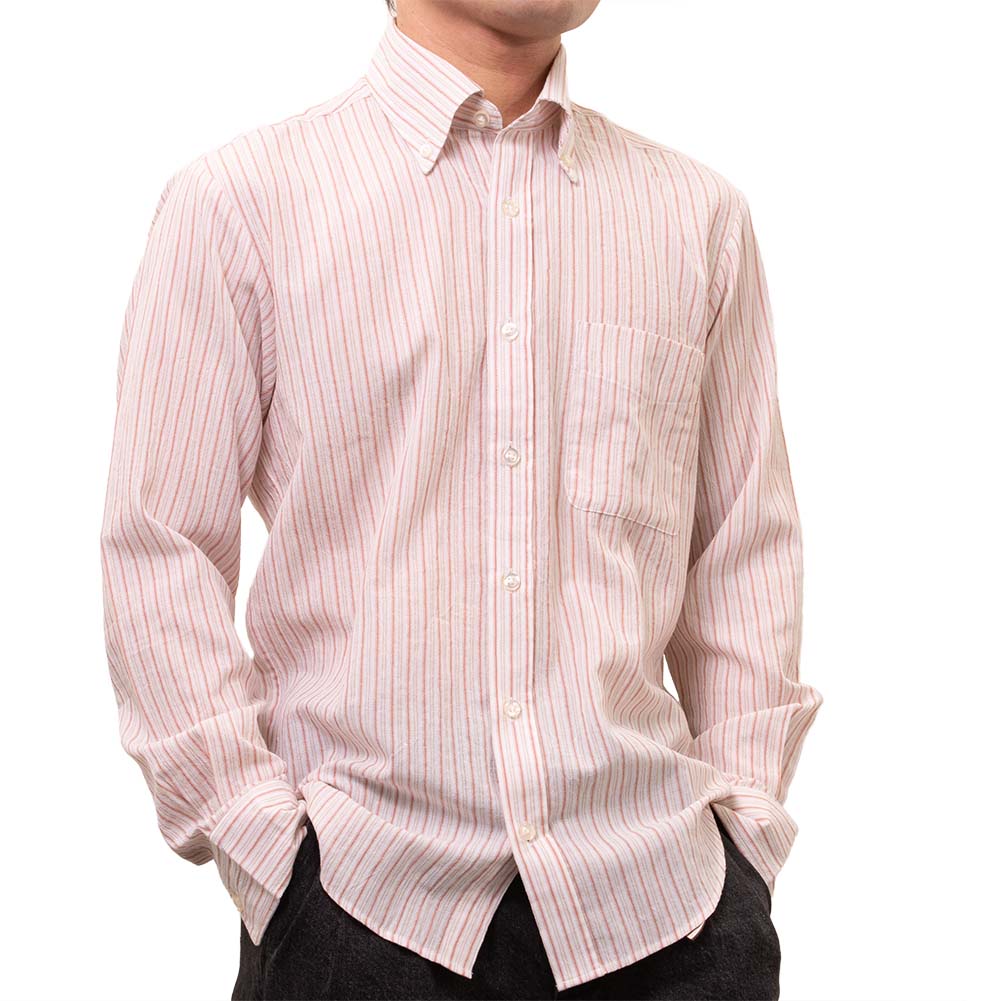 樂天商城 - 夏 夏物 夏服 サマー canterbury wood 長袖 ワイシャツ カジュアルシャツ