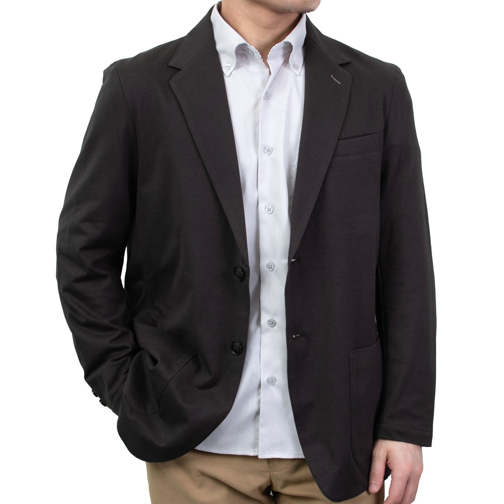 樂天商城 - ジャケット ニットジャケット アルティマ 機能性 グリーンレーベル 黒 ブラック ビジネス カジュアル ビジカジ オフィスカジュアル