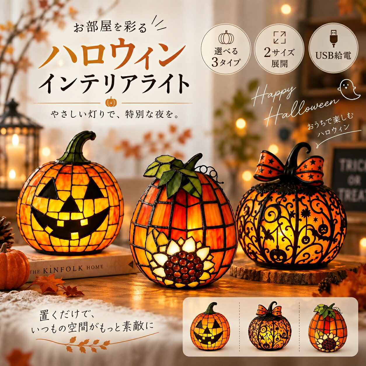 楽天市場】ハロウィン ステンドグラスの通販