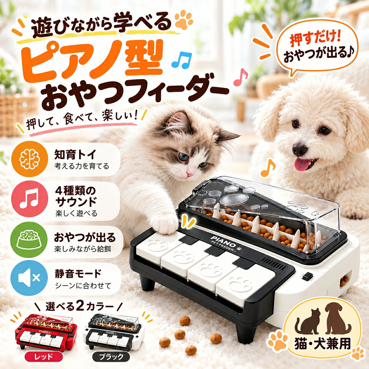 楽天市場】おもちゃ ピアノ（ペット・ペットグッズ）の通販