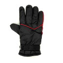 【送料無料】バイク用防寒カラーグローブDX【レッド】 バイク用/ビッグスクーター ビッグバイク スクーター カブ等