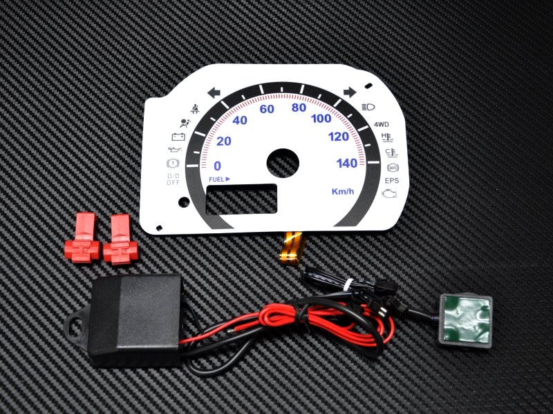 ハイゼットトラック(S200系全車)ELメーターホワイトパネル/計器