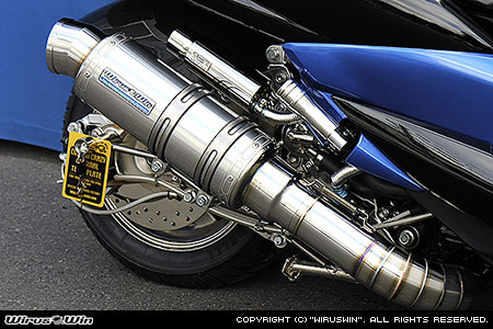 WirusWin マジェスティ250 (4D9)用 プレミアムマフラー ステンレス /ウイルズウィン
