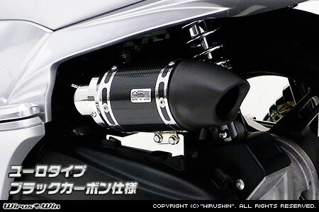 WirusWin PCX150（JBK-KF12） サイレンサー型 エアクリーナーKit ユーロタイプ ブラックカーボン仕様/ウイルズウィン