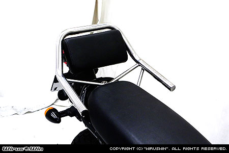 WirusWin 04〜 グラストラッカー・ビックボーイ バックレスト付き タンデムバー/ウイルズウィン